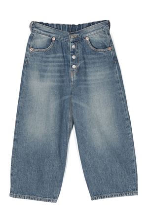 Jeans in cotone blu MAISON MARGIELA KIDS | M60053MM00IM601